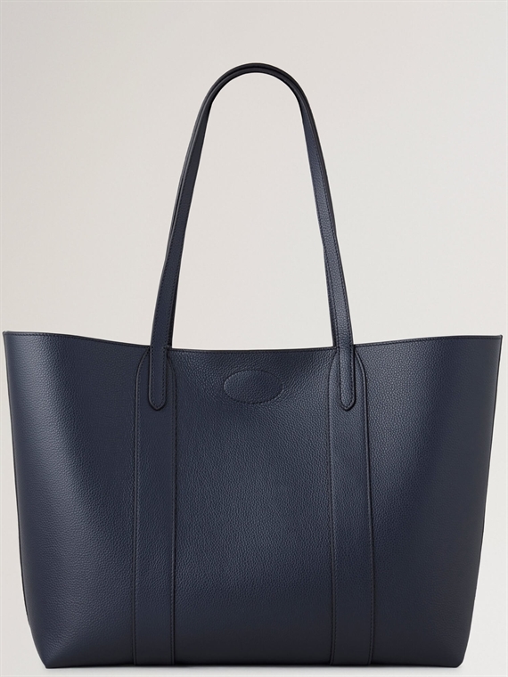 Mulberry Bayswater Tote Night Sky & Poplin Blue Small Classic Grain